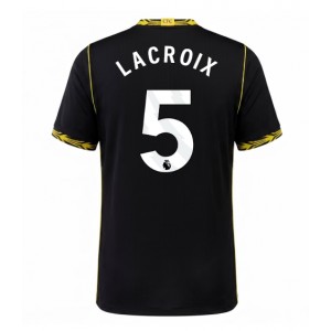 Chelsea Maxence Lacroix #5 Jalkapallovaatteet Vieraspaita 2026-27 Lyhythihainen